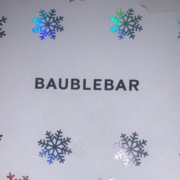 🆕- BaubleBar Jolly Santa Candy Cane Earrings - Picture 2 of 7